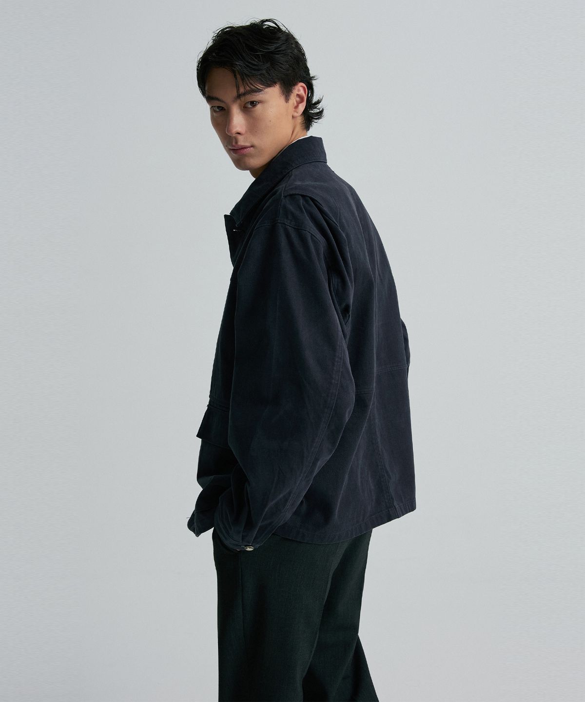리이 맨(RERHEE MEN) UTILITY POCKET WORK JACKET