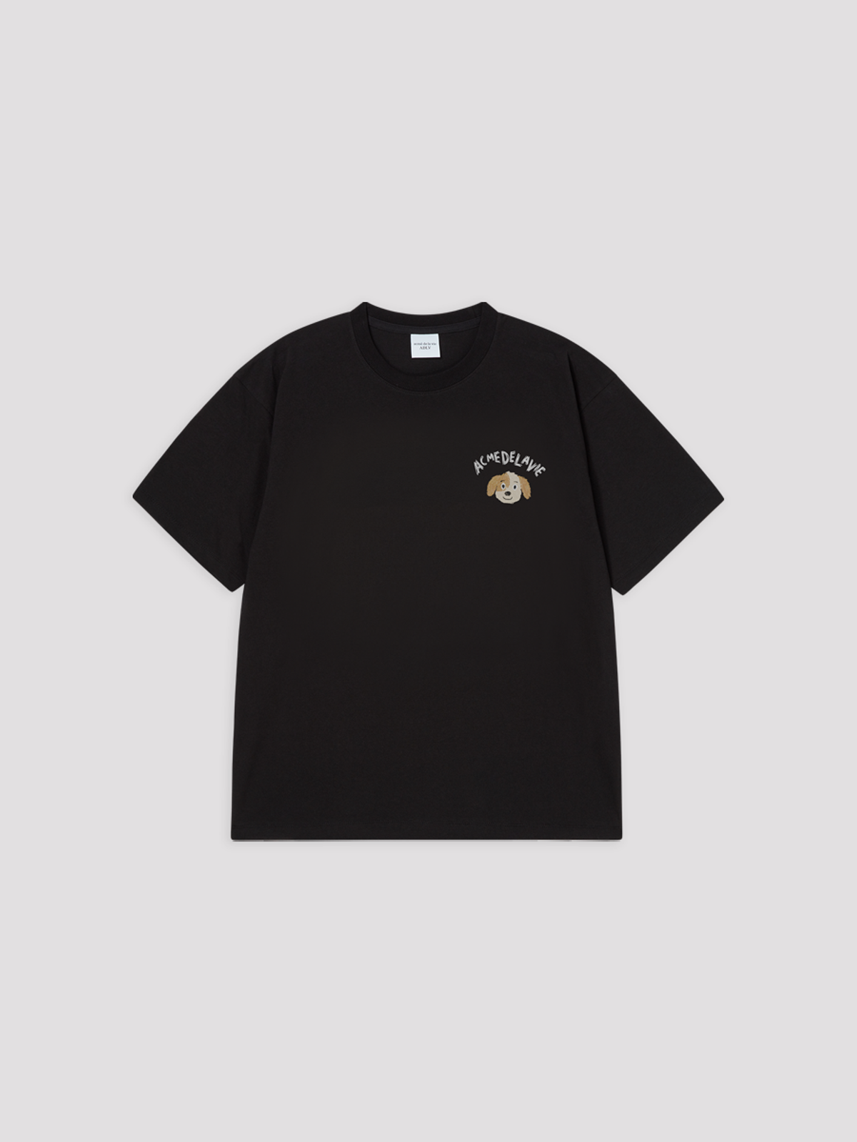 아크메드라비(ACME DE LA VIE) ANIMAL DRAWING SHORT SLEEVE T-SHIRT [BLACK]