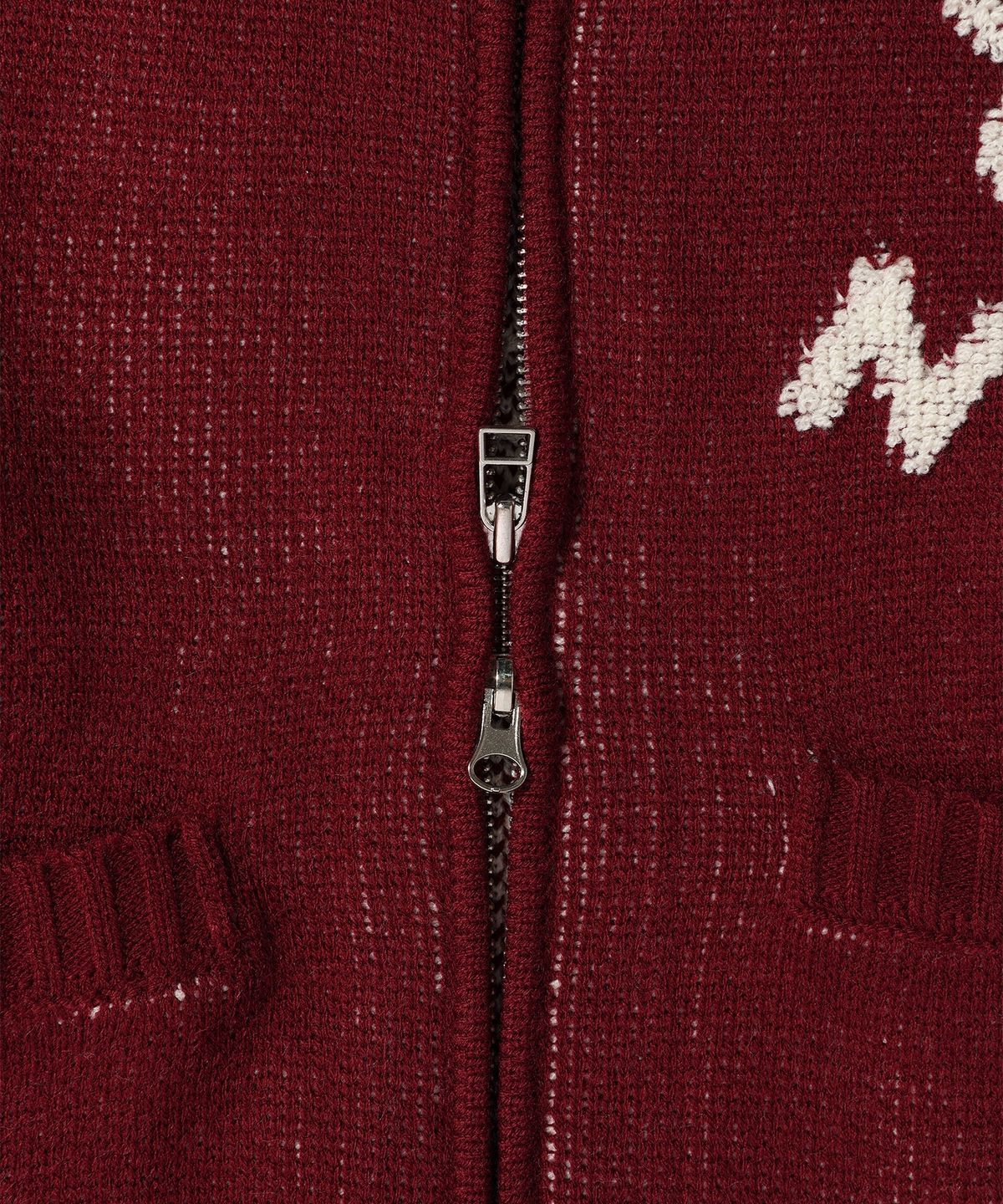 에이카화이트(AECA) AECA FLOWER BOUCLE ZIP UP KNIT (3color)