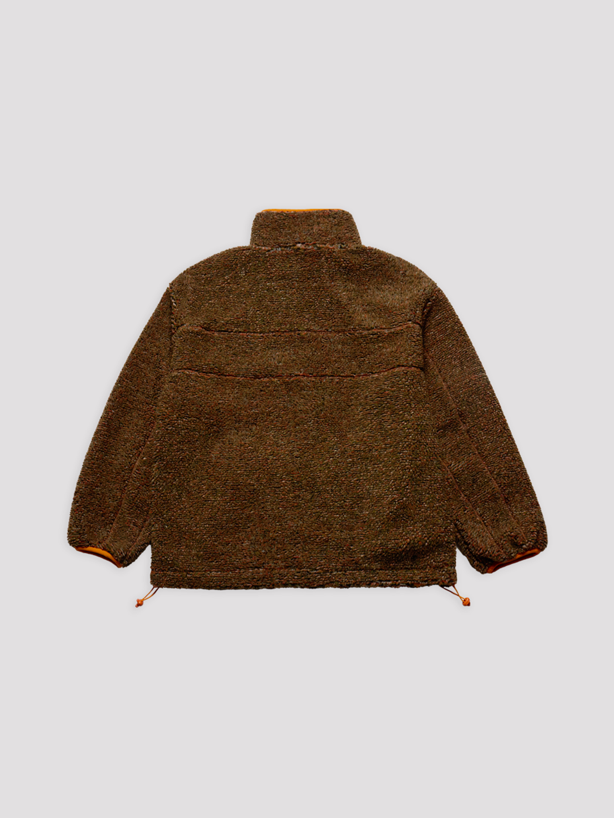 아크메드라비(ACME DE LA VIE) 3-TONE FLEECE STAND COLLAR HALF ZIP UP [ORANGE]