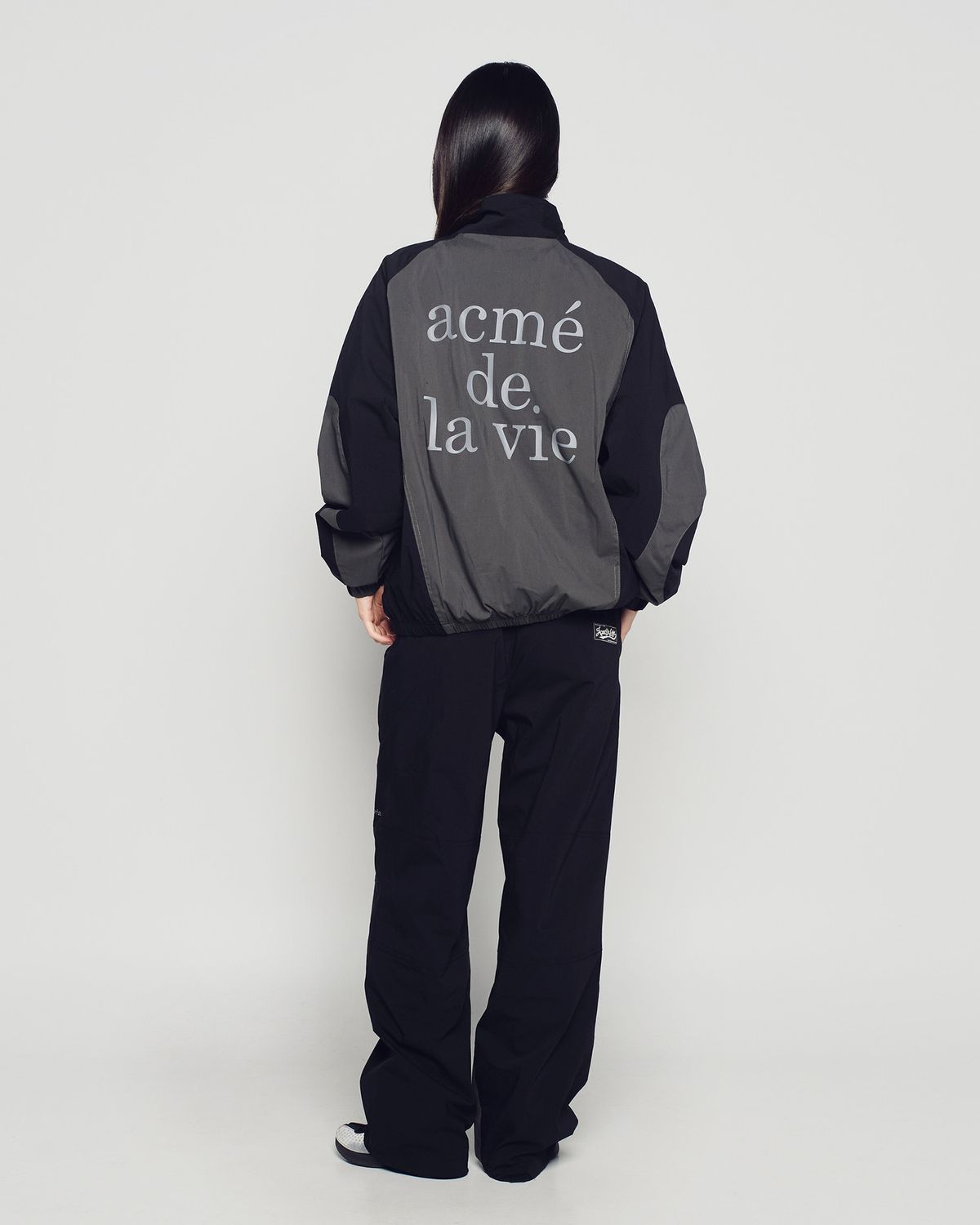 아크메드라비(ACME DE LA VIE) NYLON COLOR BLOCK JACKET [BLACK]