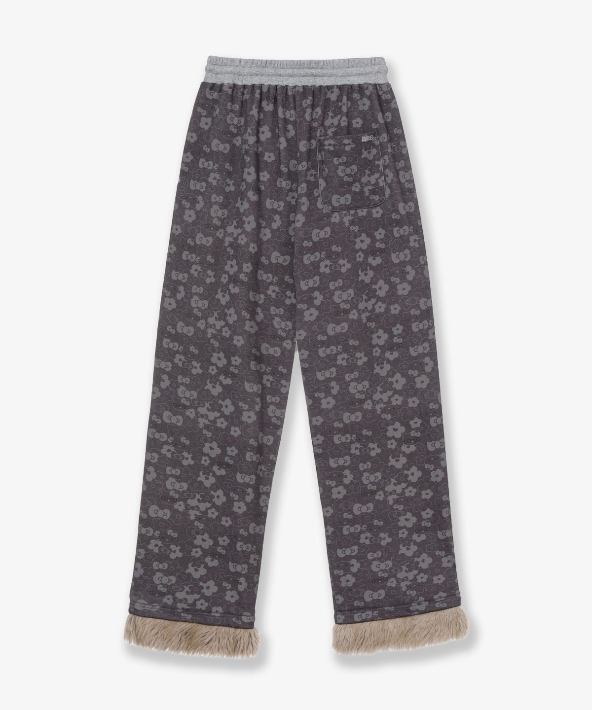에이이에이이(AEAE) HELLO KITTY FUR SWEATPANTS [BROWN]