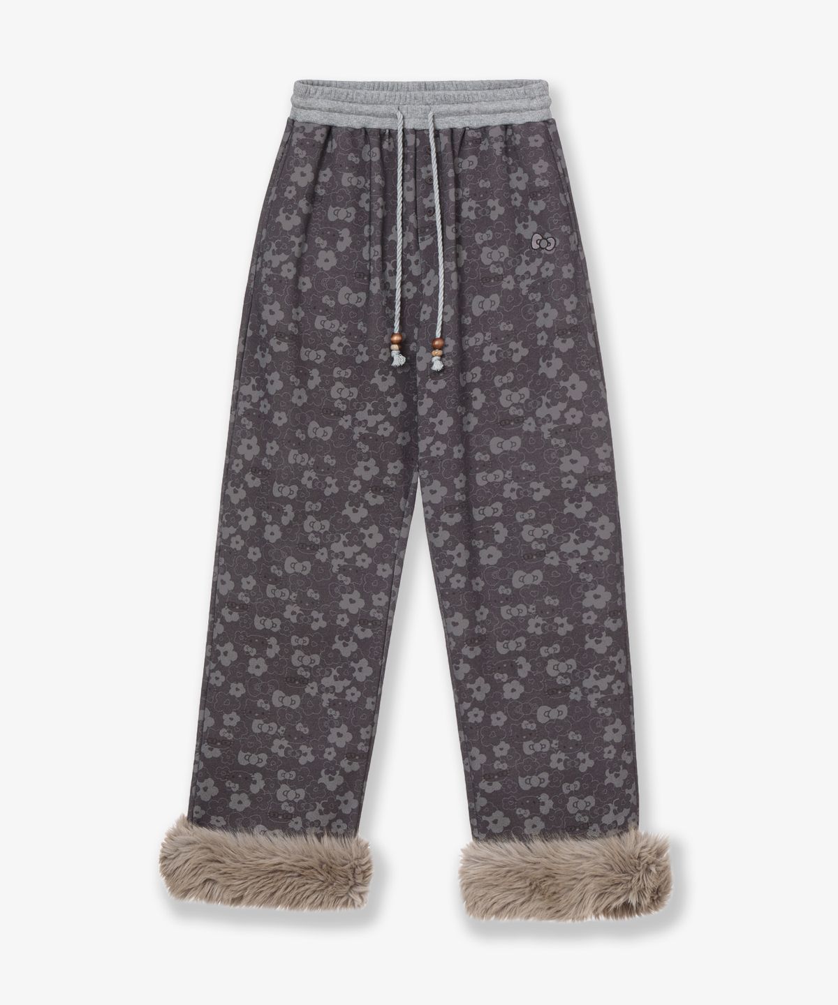 에이이에이이(AEAE) HELLO KITTY FUR SWEATPANTS [BROWN]
