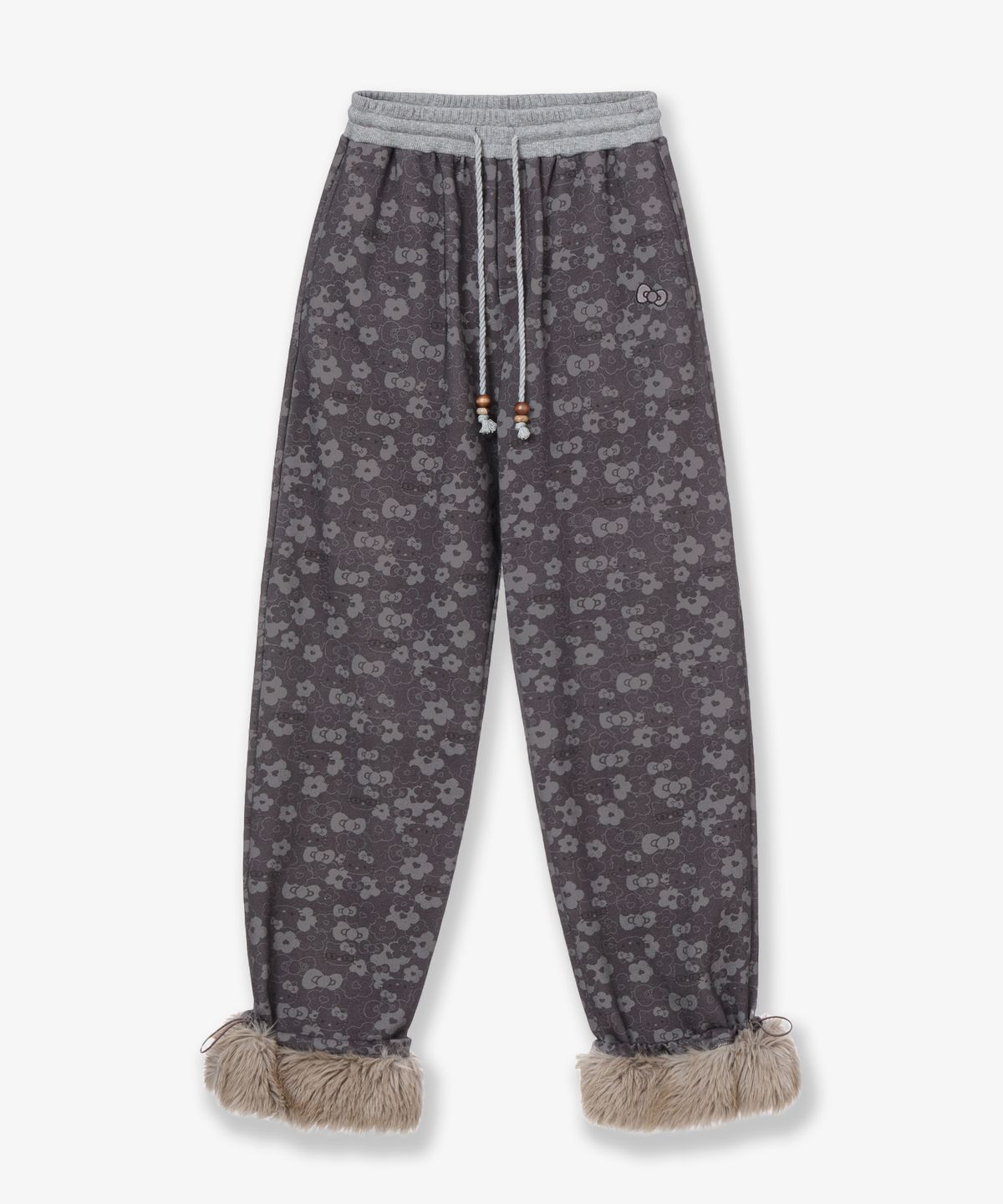 에이이에이이(AEAE) HELLO KITTY FUR SWEATPANTS [BROWN]