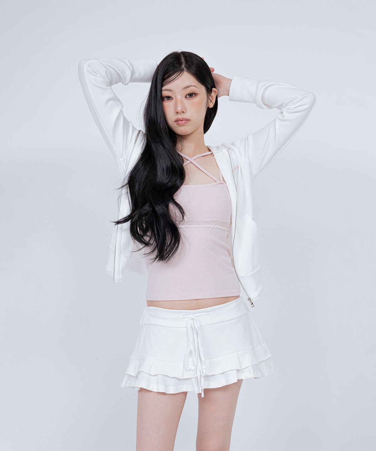 벨리아르(BELLIALEU) BELLA MINI SKIRT WHITE