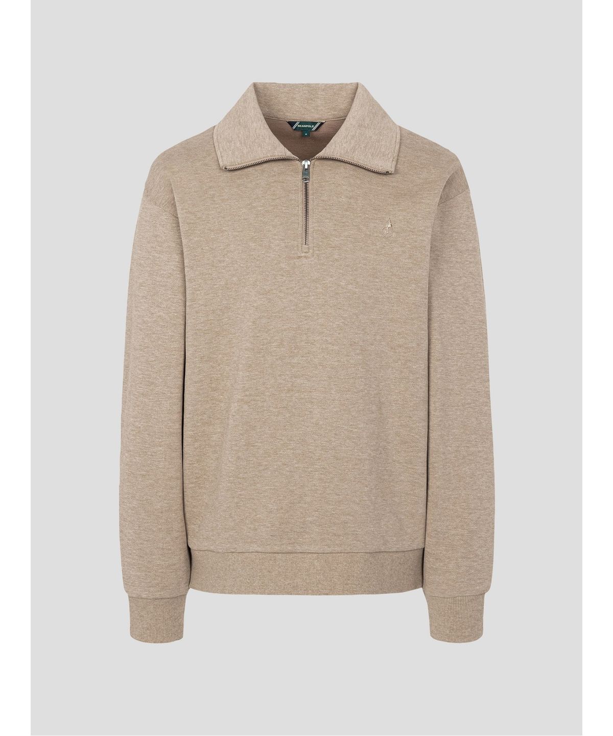빈폴 멘(BEANPOLE MEN) [Essential] 이중직 쿼터집 티셔츠  베이지
