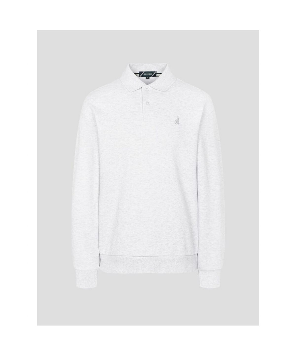빈폴 멘(BEANPOLE MEN) [Essential] 이중직 칼라넥 티셔츠  라이트 그레이