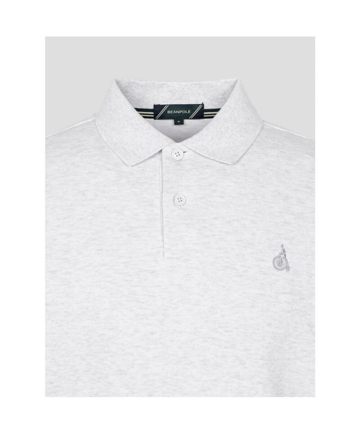 빈폴 멘(BEANPOLE MEN) [Essential] 이중직 칼라넥 티셔츠  라이트 그레이