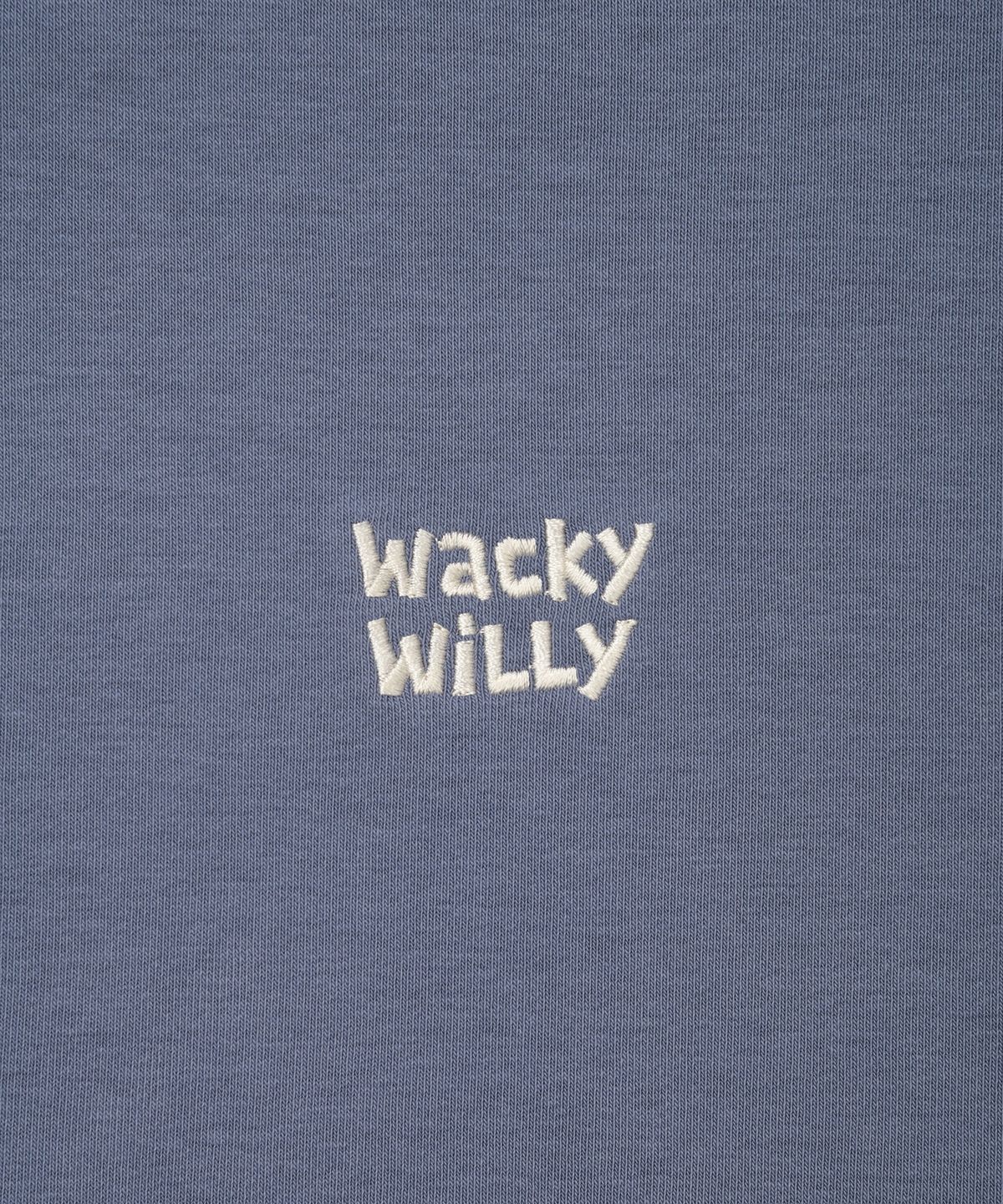와키윌리(WACKY WILLY) 소로나 스몰 로고 후드 블루
