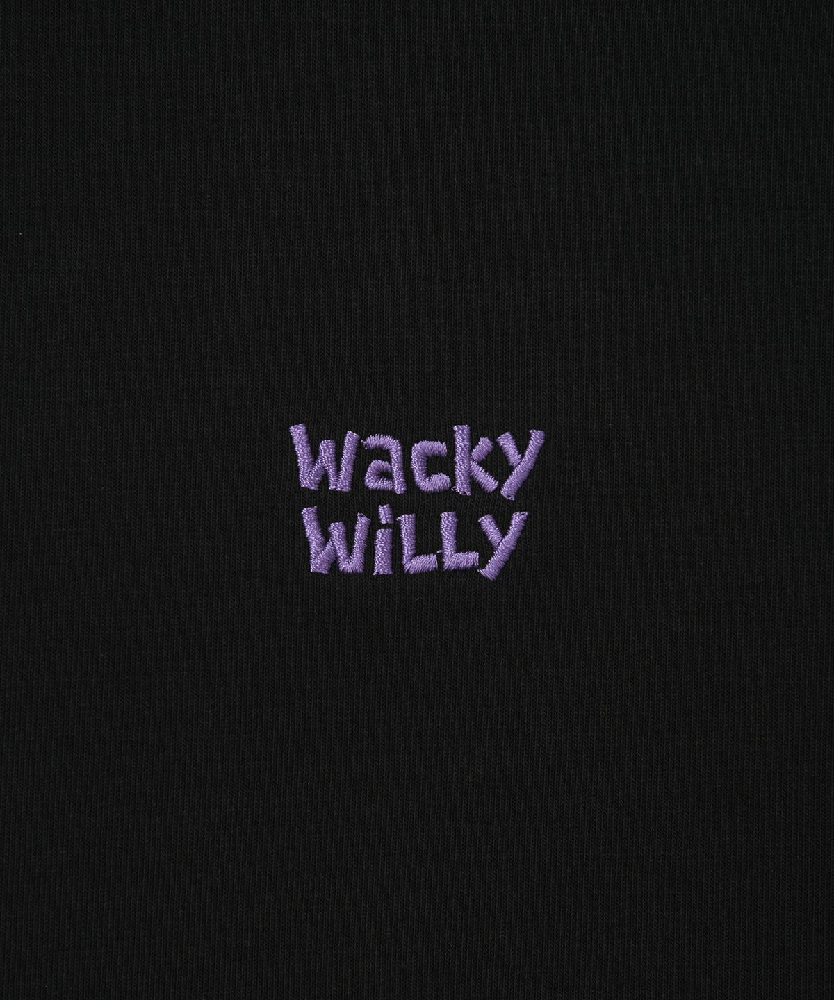 와키윌리(WACKY WILLY) 소로나 스몰 로고 후드 블랙