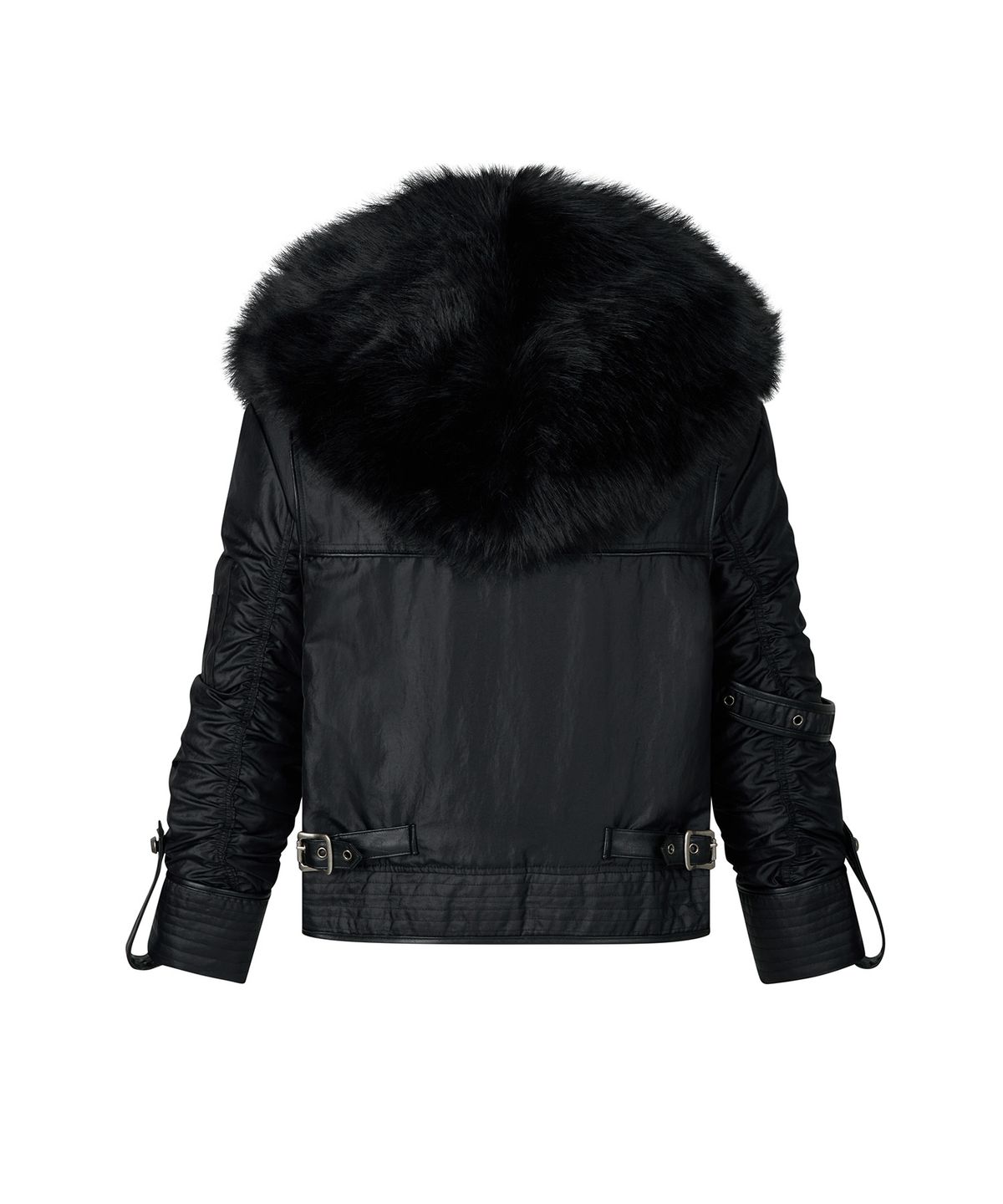 레씨토(LECYTO) Fur Flight Jacket_[Black]