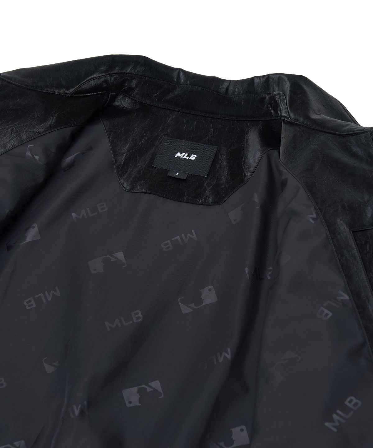 엠엘비(MLB) 여성 유광 자켓 LA (Black)