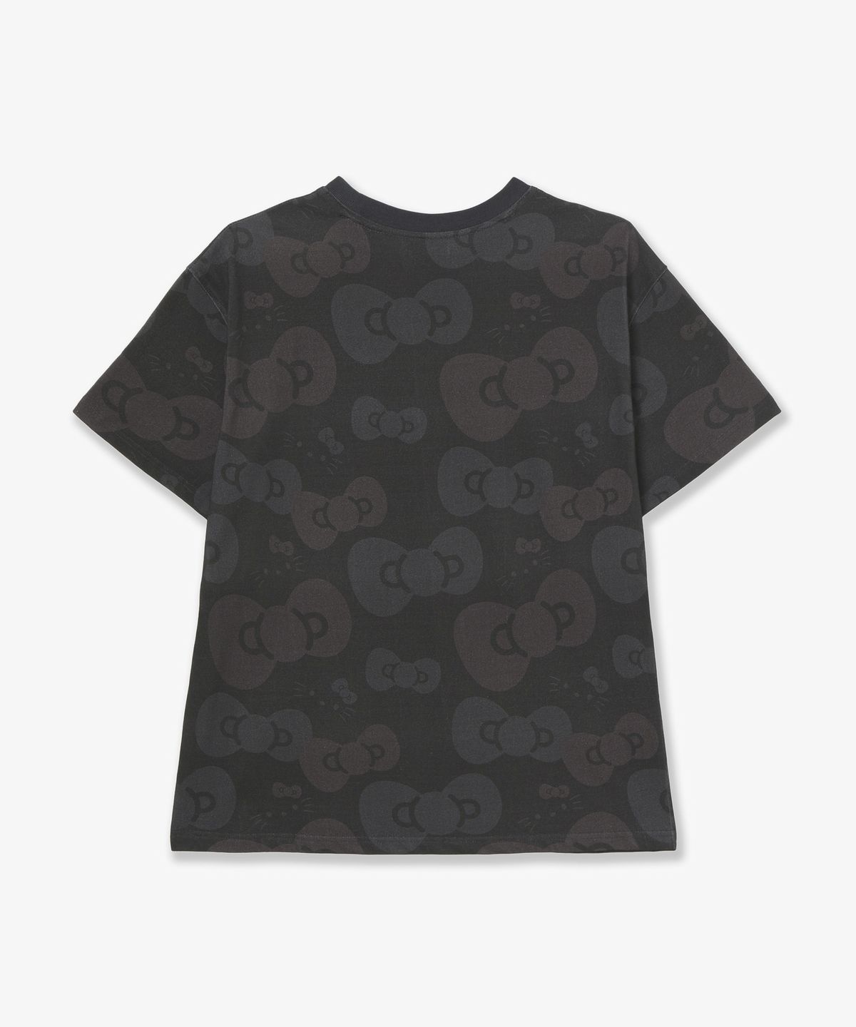 에이이에이이(AEAE) HELLO KITTY WEB LOGO T-SHIRTS [CHARCOAL]