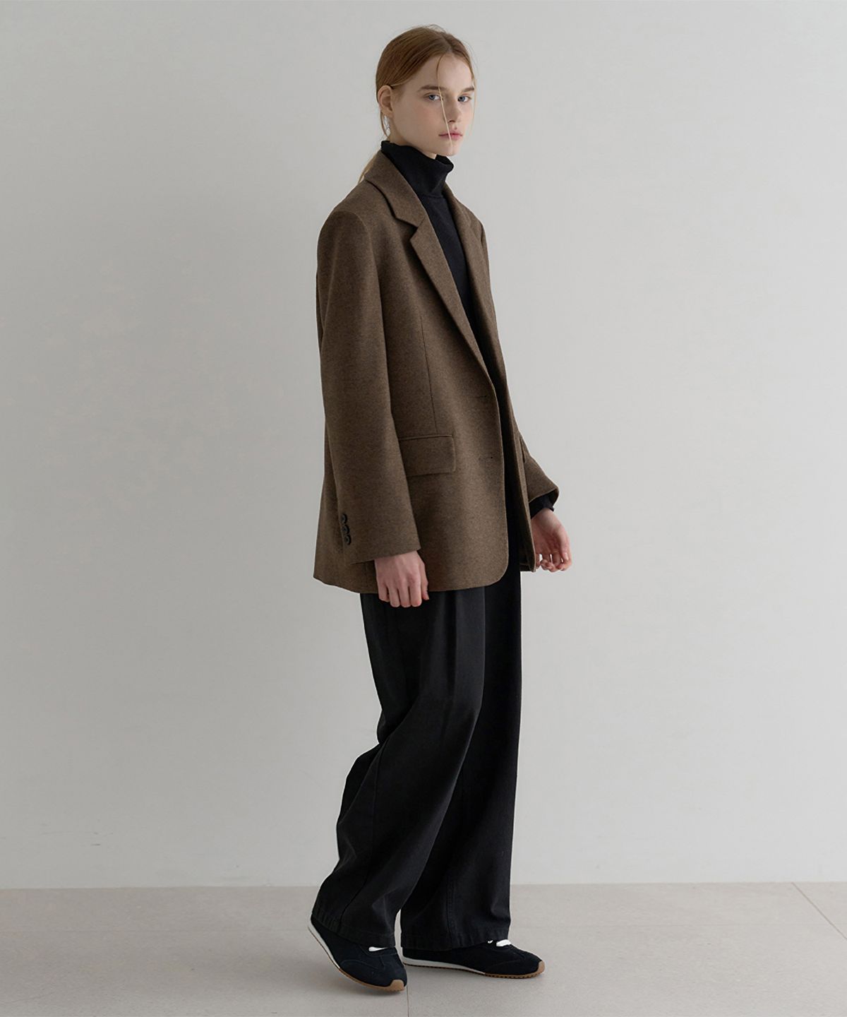 닐바이피(NILBY P) Relax-fit basic jacket Brown [N6AJK01]