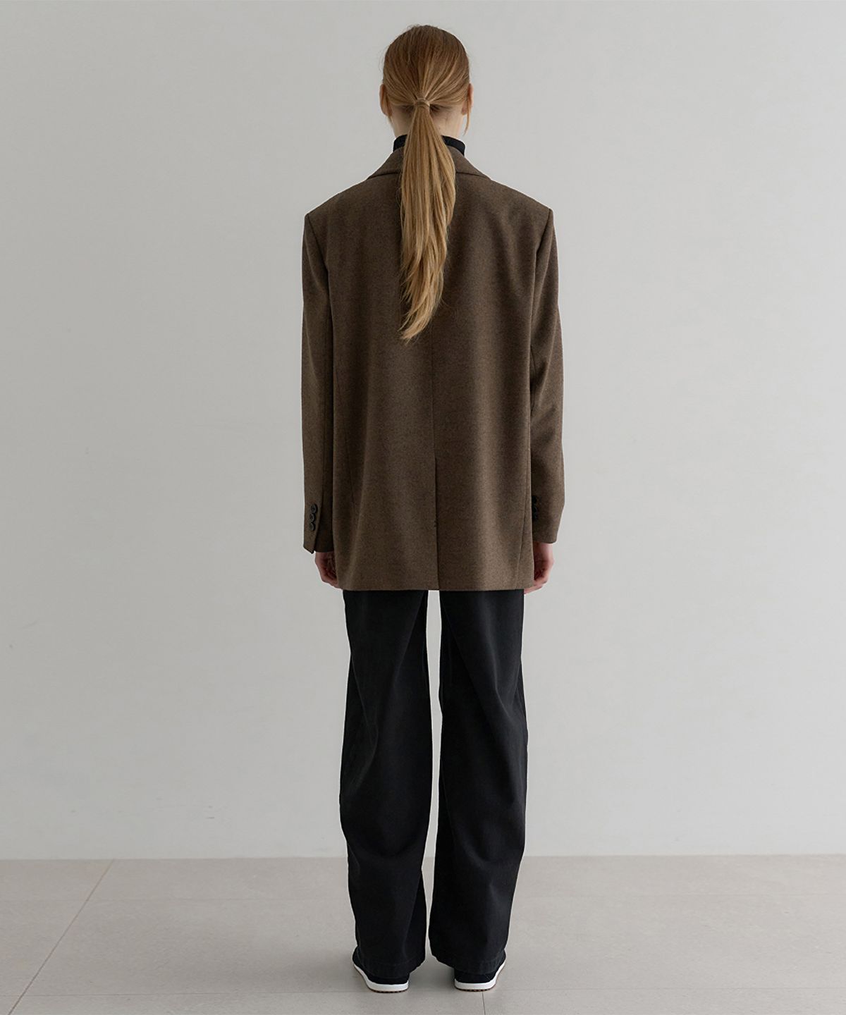 닐바이피(NILBY P) Relax-fit basic jacket Brown [N6AJK01]