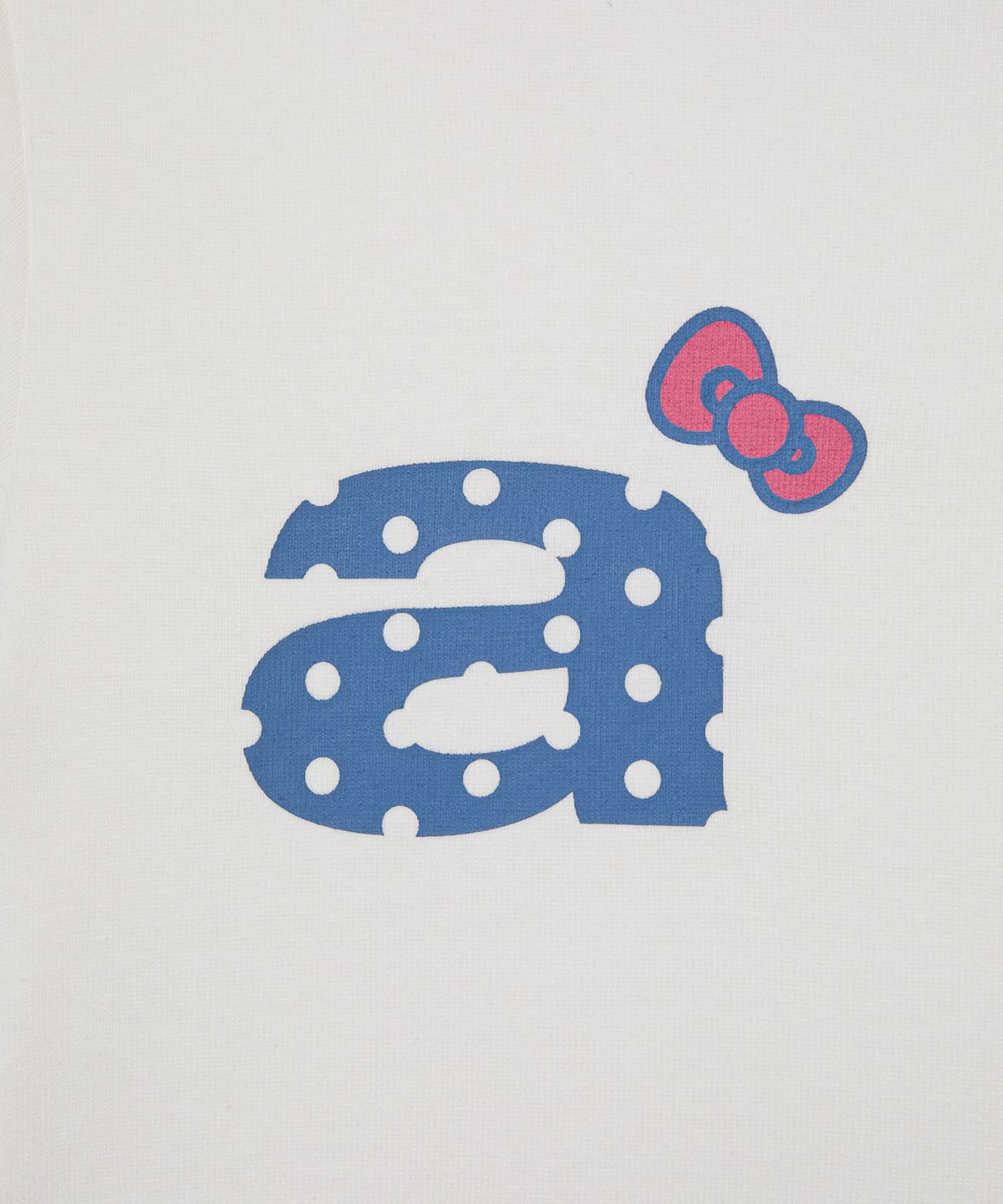 에이이에이이(AEAE) HELLO KITTY DOT SMALL LETTER TEE [WHITE]