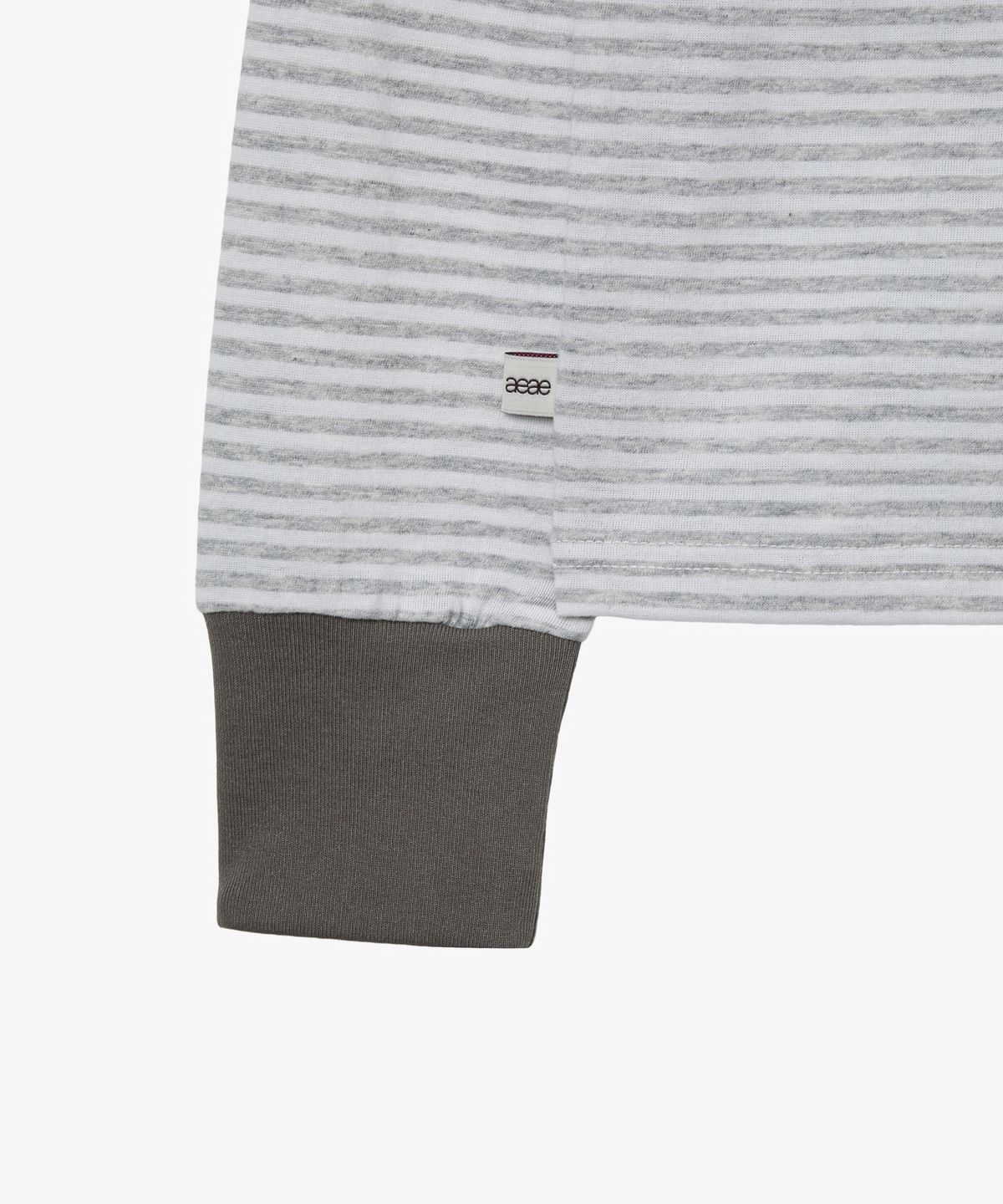 에이이에이이(AEAE) HELLO KITTY STRIPE TEE [GREY]