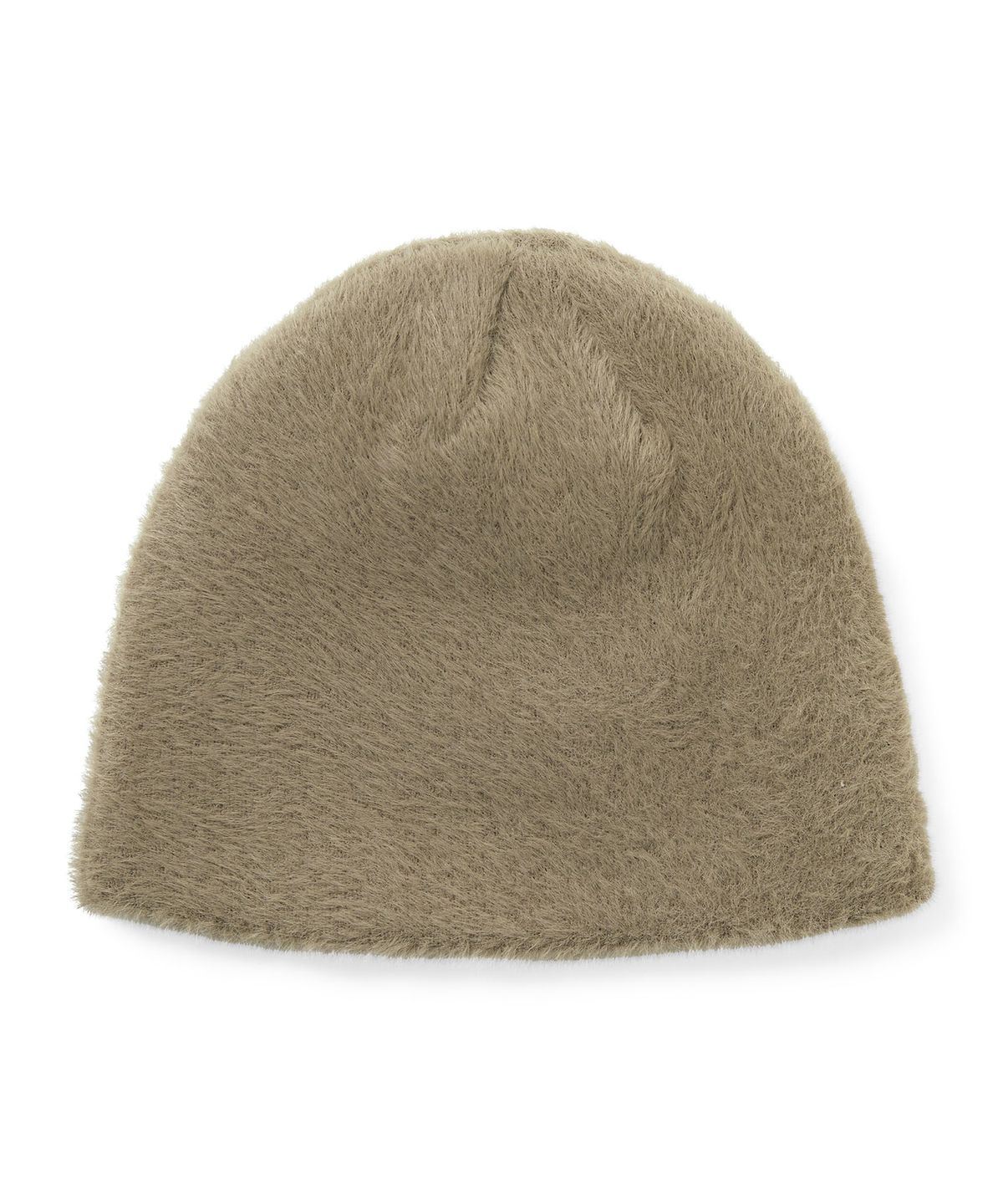 디스이즈네버댓(THISISNEVERTHAT) Shaggy No Cuff Beanie Light Khaki