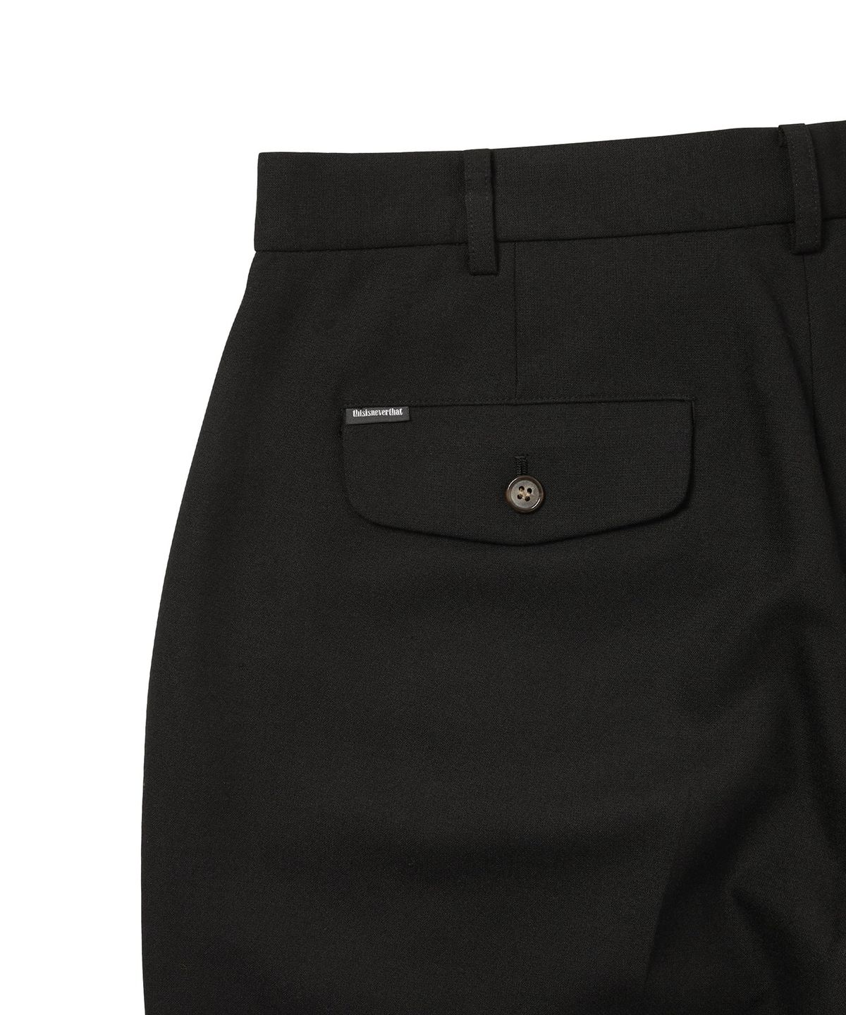 디스이즈네버댓(THISISNEVERTHAT) Wool Trouser Black