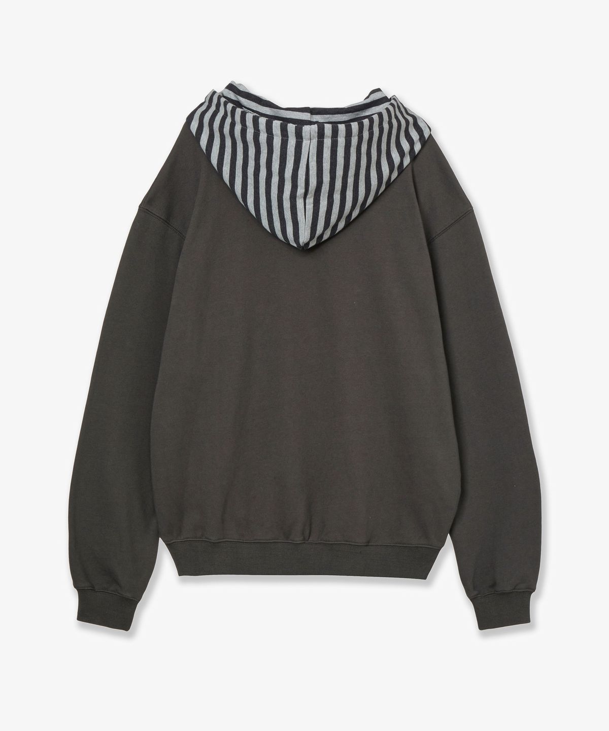 에이이에이이(AEAE) HELLO KITTY WEB LOGO HOODIE [CHARCOAL BROWN]