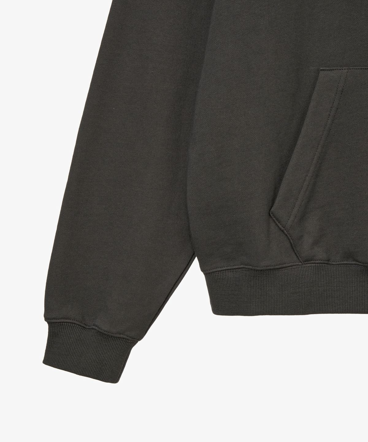 에이이에이이(AEAE) HELLO KITTY WEB LOGO HOODIE [CHARCOAL BROWN]