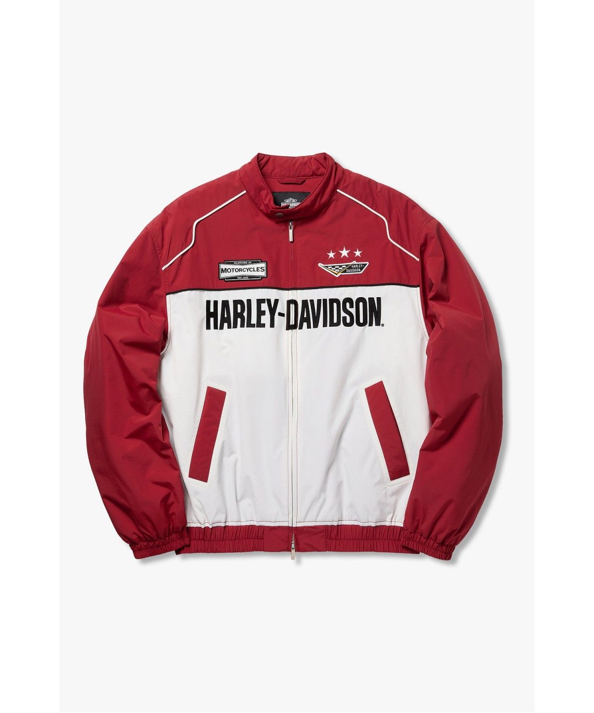 할리데이비슨 컬렉션스®(HARLEY-DAVIDSON COLLECTIONS®) 아이코닉 모토 자켓 레드 HH16303004