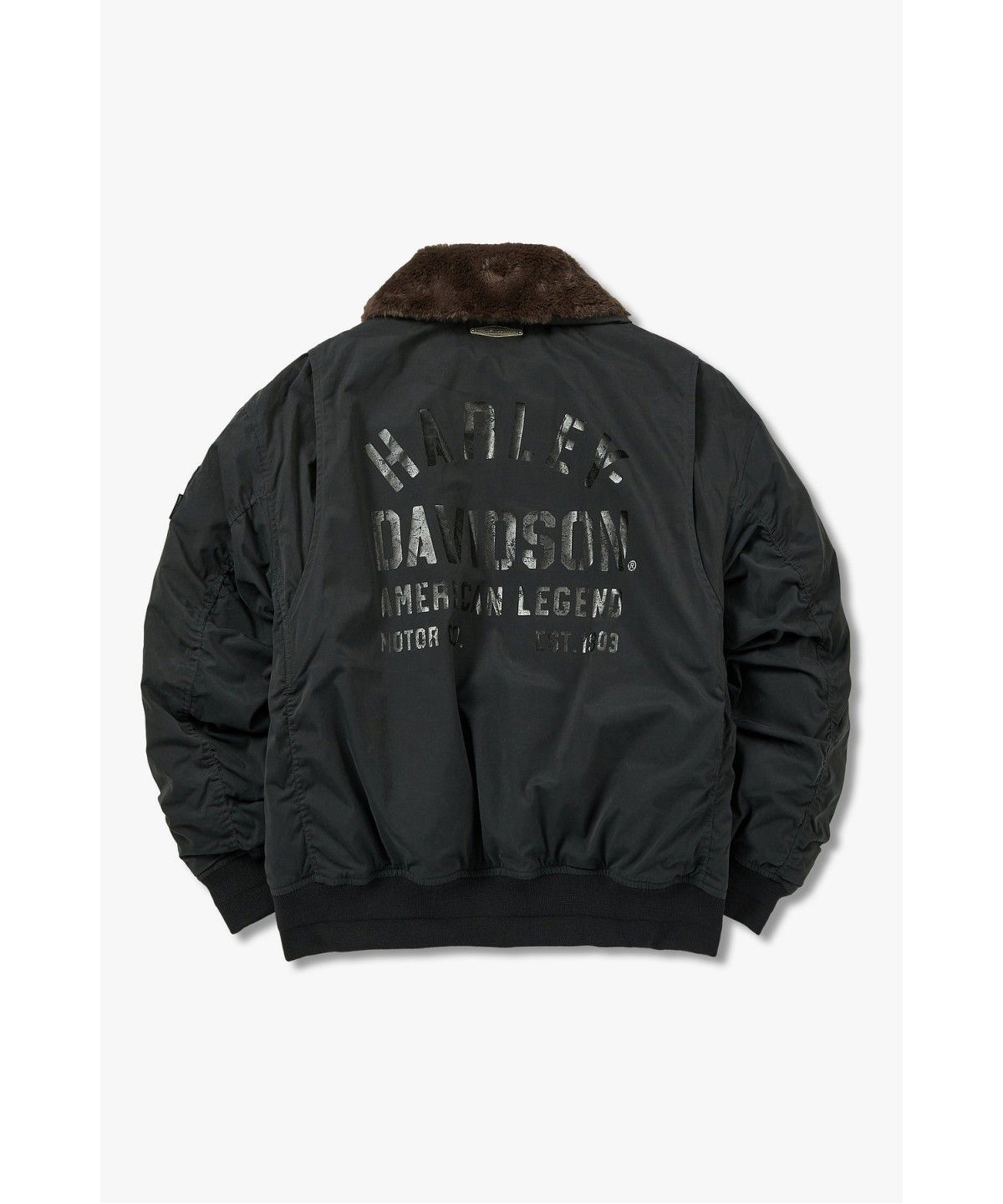 할리데이비슨 컬렉션스®(HARLEY-DAVIDSON COLLECTIONS®) 할리 코튼 플라이트 자켓 다크 그레이 HH16303003