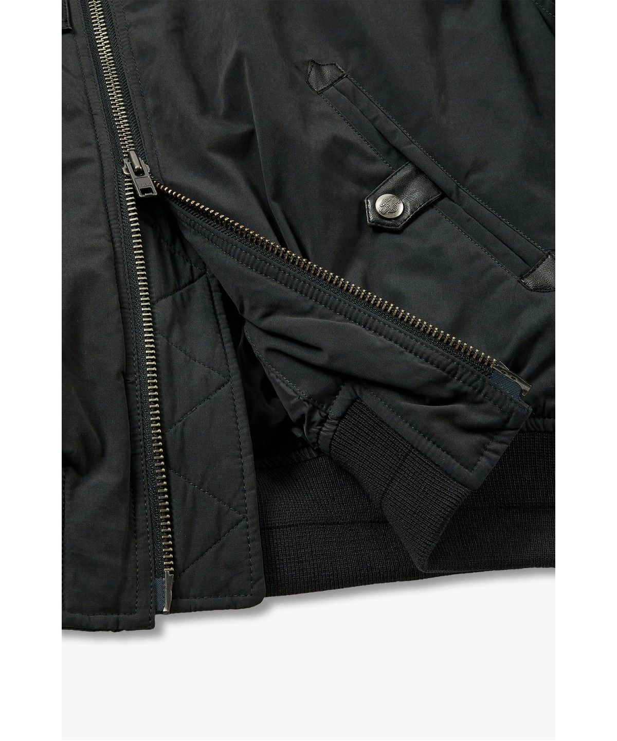 할리데이비슨 컬렉션스®(HARLEY-DAVIDSON COLLECTIONS®) 할리 코튼 플라이트 자켓 다크 그레이 HH16303003