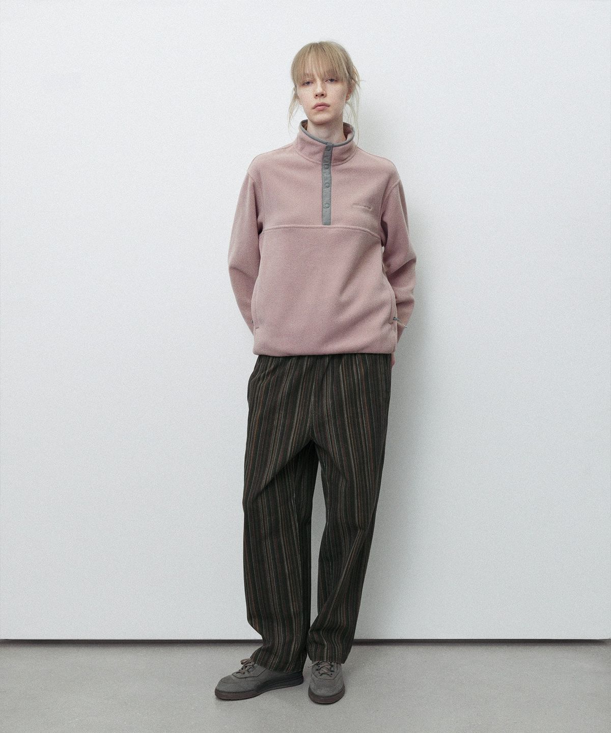 디스이즈네버댓(THISISNEVERTHAT) Fleece Pullover Dusty Pink