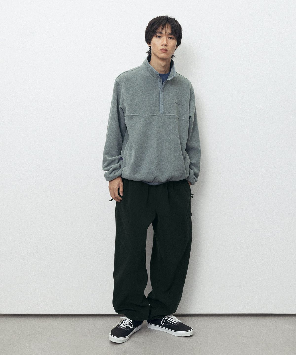 디스이즈네버댓(THISISNEVERTHAT) Fleece Pullover Slate Grey