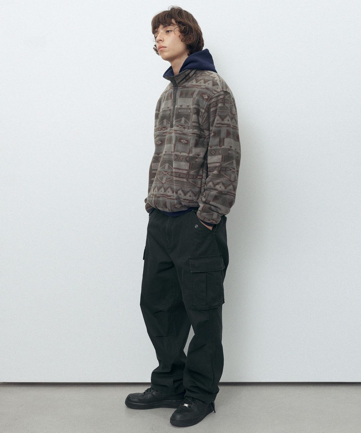 디스이즈네버댓(THISISNEVERTHAT) Fleece Pullover Brown