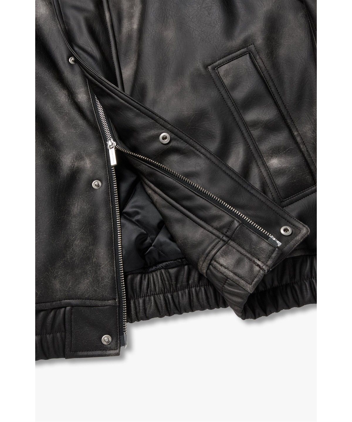 할리데이비슨 컬렉션스®(HARLEY-DAVIDSON COLLECTIONS®) 할리 스모크 레이싱 신세틱 레더 자켓 카키 브라운 HH16301002