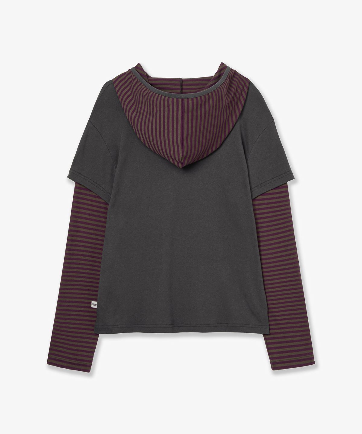 에이이에이이(AEAE) HELLO KITTY LAYERED HOODIE [PURPLE]