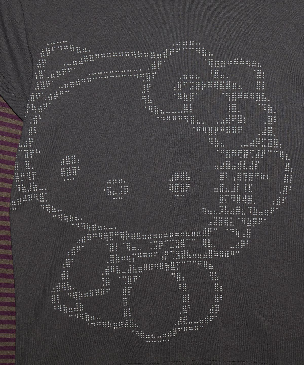 에이이에이이(AEAE) HELLO KITTY LAYERED HOODIE [PURPLE]