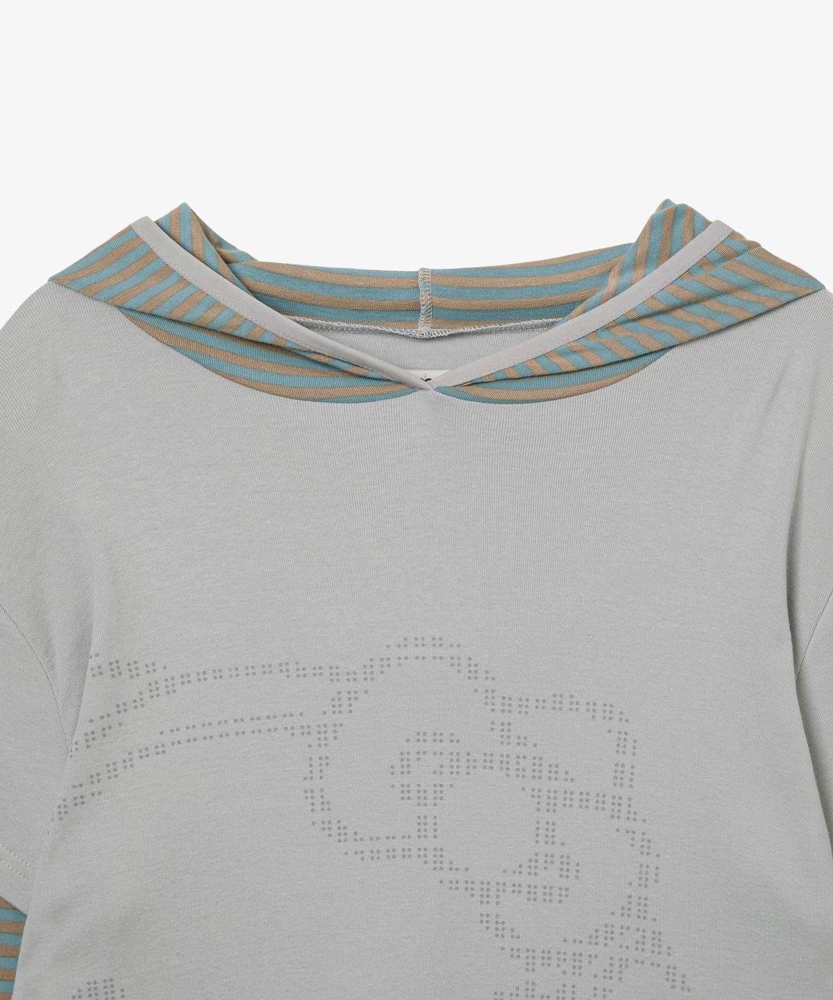 에이이에이이(AEAE) HELLO KITTY LAYERED HOODIE [MINT]