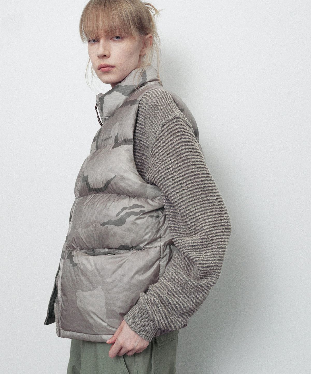 디스이즈네버댓(THISISNEVERTHAT) PERTEX T Down Vest Camo