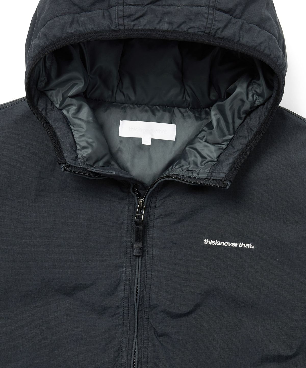 디스이즈네버댓(THISISNEVERTHAT) Washed Down Puffer Jacket Black