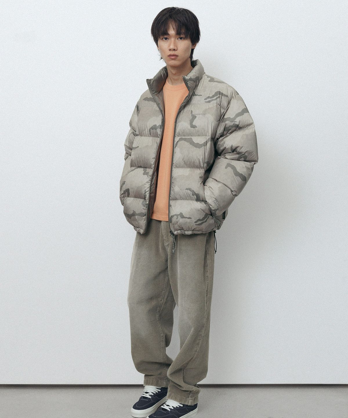 디스이즈네버댓(THISISNEVERTHAT) PERTEX Reversible T Down Jacket Camo