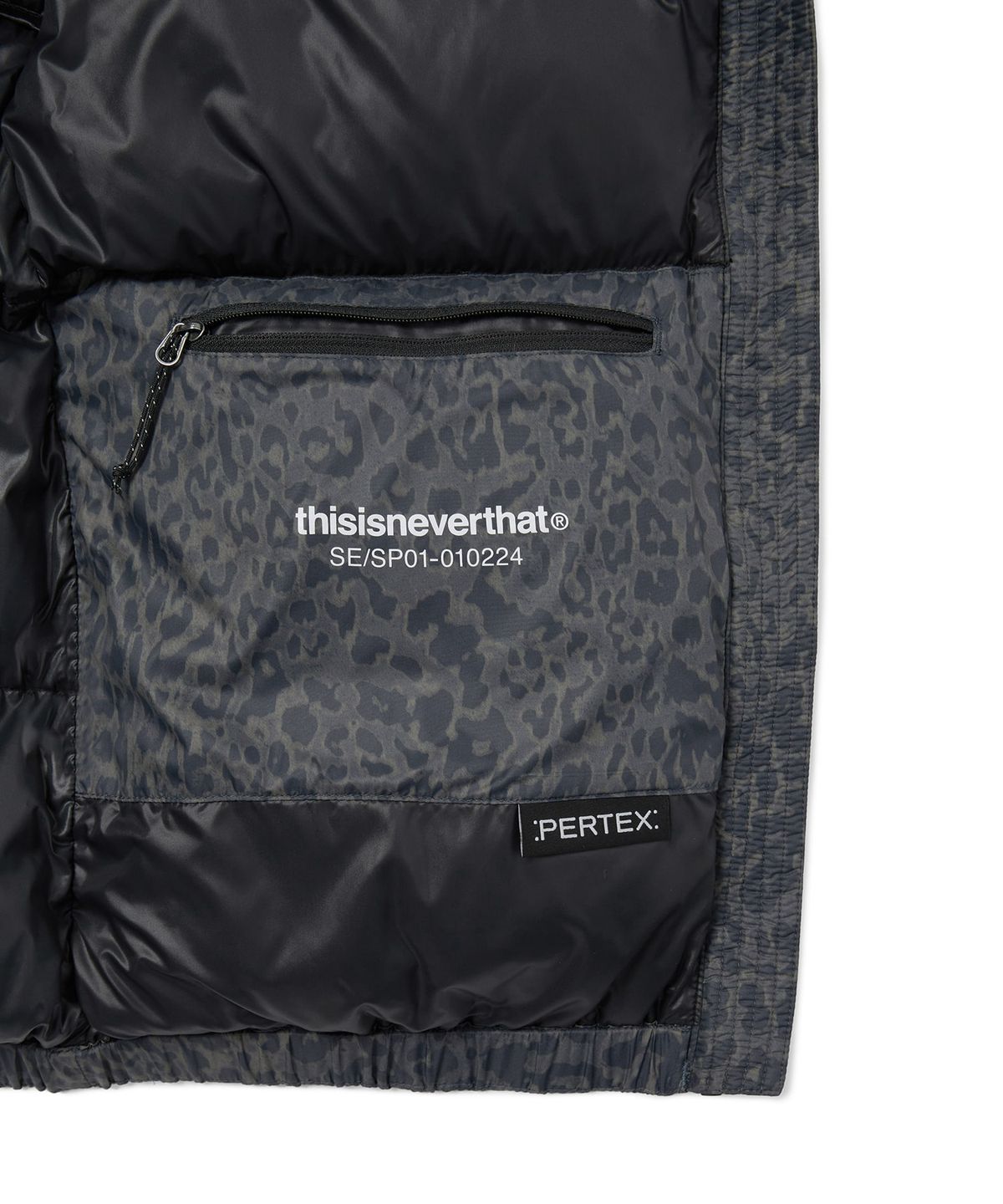 디스이즈네버댓(THISISNEVERTHAT) PERTEX T Down Jacket Charcoal