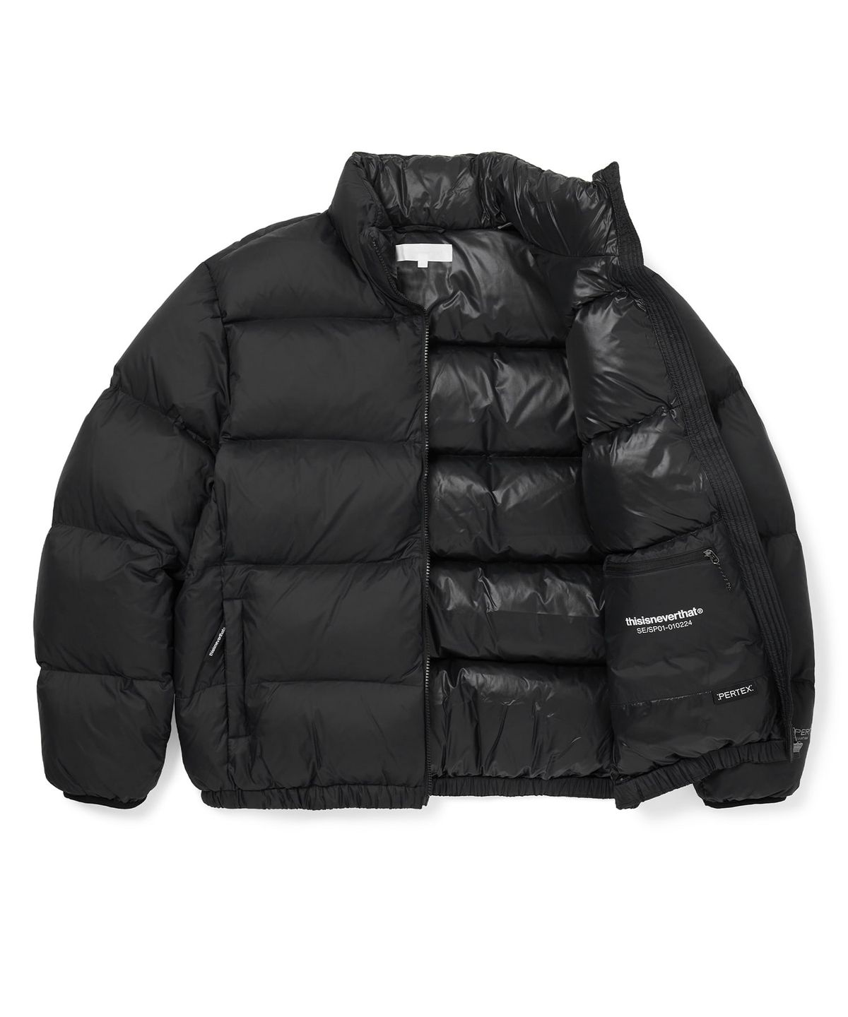 디스이즈네버댓(THISISNEVERTHAT) PERTEX T Down Jacket Black