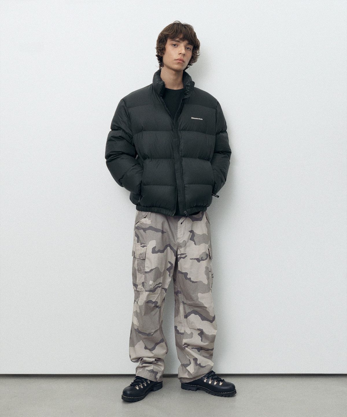 디스이즈네버댓(THISISNEVERTHAT) PERTEX T Down Jacket Black