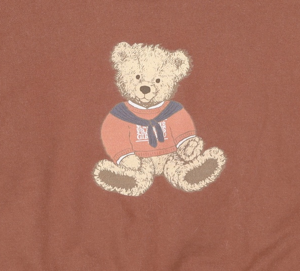 마리떼 프랑소와 저버(MARITHÉ + FRANҪOIS GIRBAUD) W DOODLE BEAR CROP SWEATSHIRT S