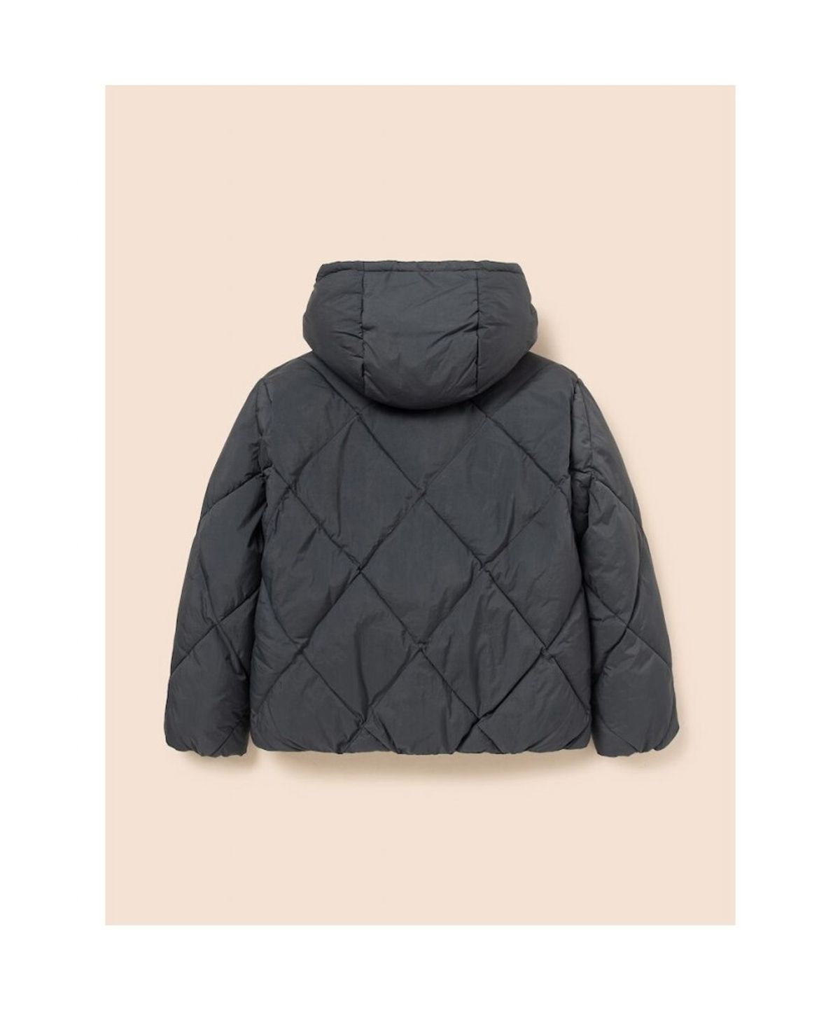 빈폴 키즈(BEANPOLE KIDS) 후드 퀼팅 볼패딩  애쉬 (BI6938U144)