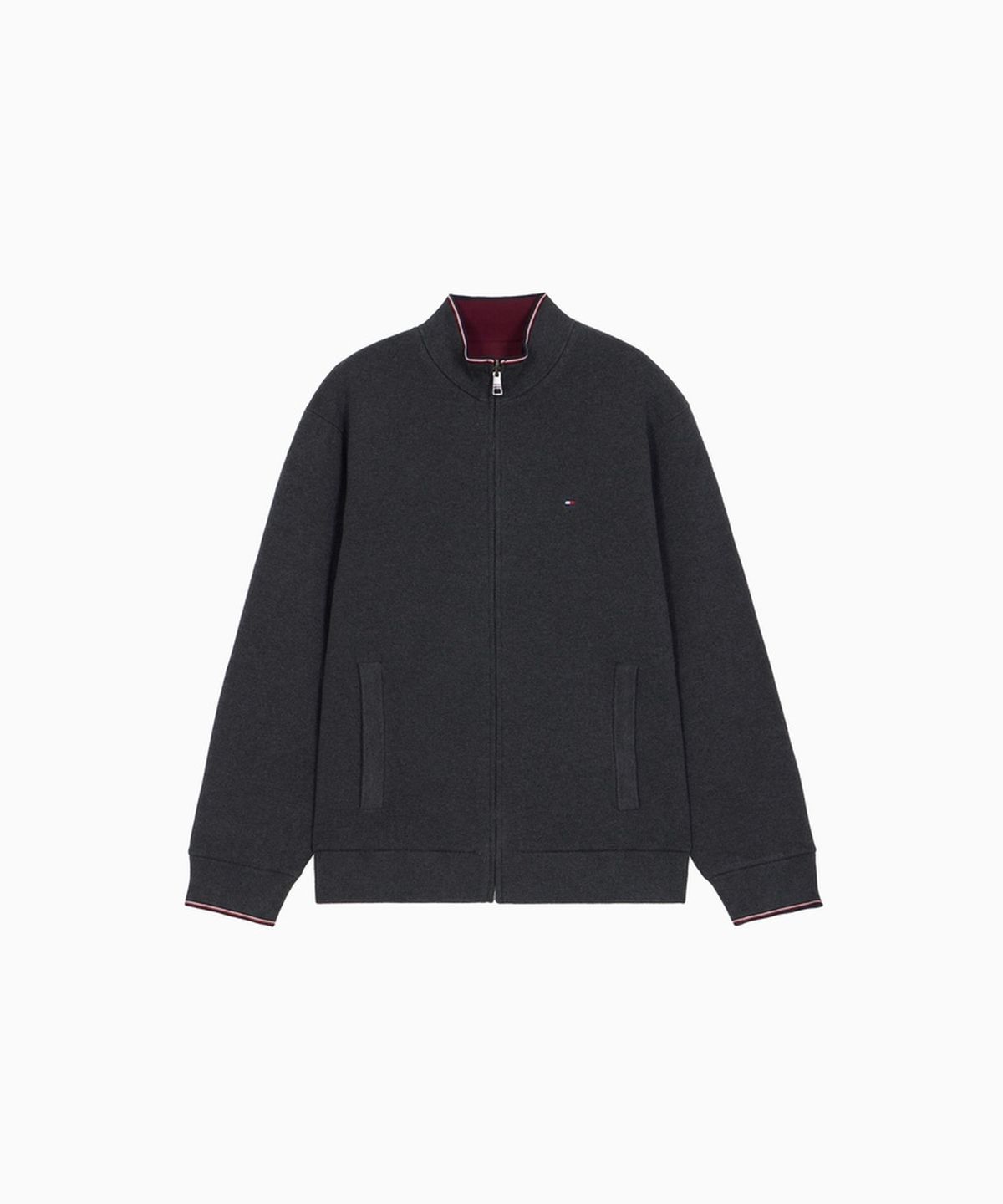 타미힐피거(TOMMY HILFIGER) 믹스 미디어 리버시블 집업 가디건 (T12G7KCD210MT1P92)