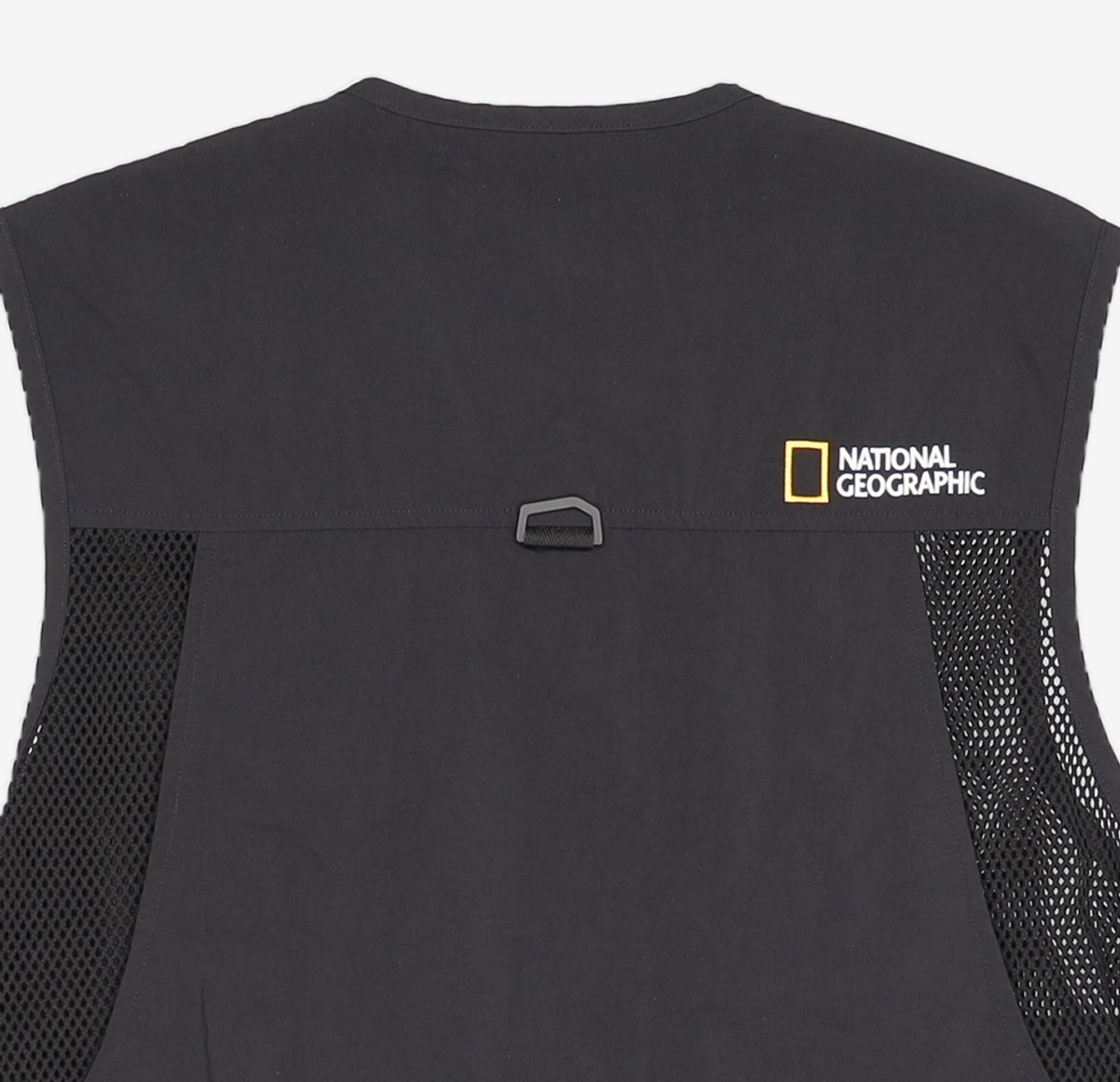 내셔널지오그래픽(NATIONALGEOGRAPHIC) N232MVT020 메쉬 V넥 베스트 CARBON 100