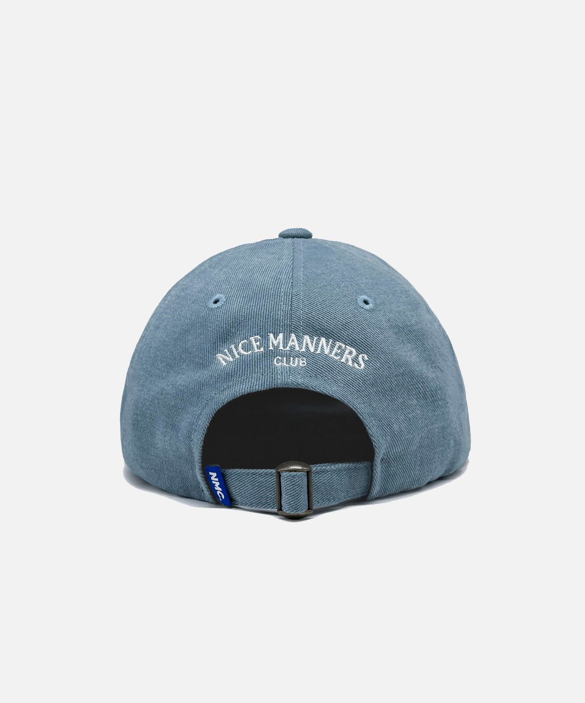 나이스 매너스 클럽(NICE MANNERS CLUB) NMC 볼캡 6패널 시그니처 스모키블루