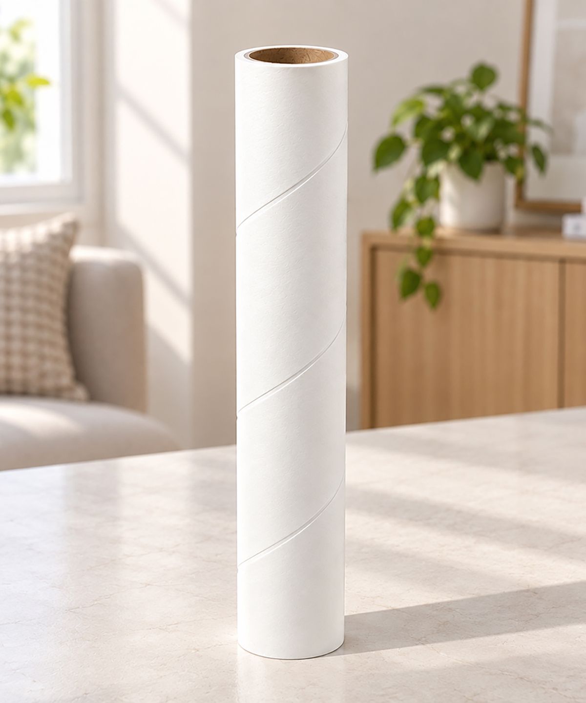 크린롤(CLEANROLL) 원터치 초대형 와이드 35cm 돌돌이 테이프클리너 롤크리너 사선컷팅 대형+리필 60매x1롤