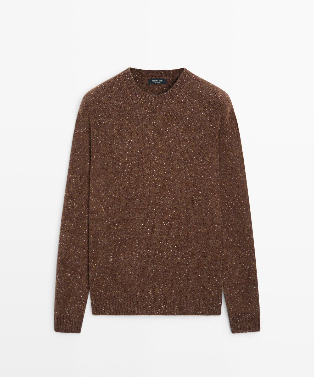 마시모두띠(MASSIMO DUTTI) 울 혼방 멜란지 니트