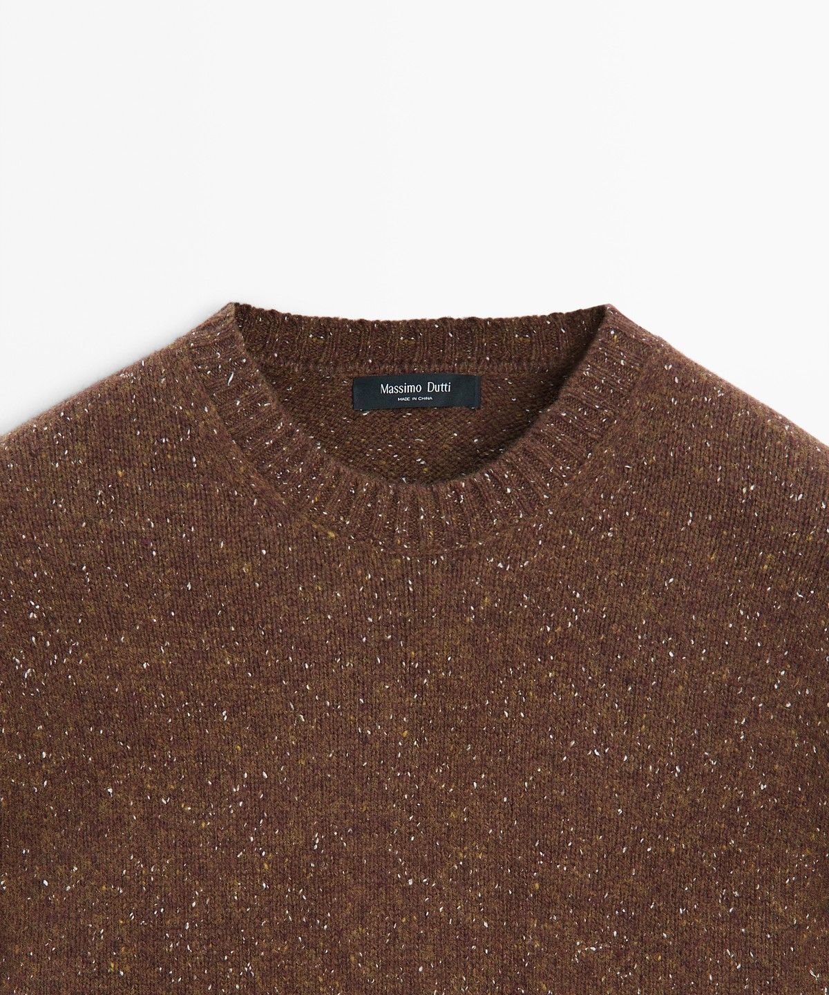 마시모두띠(MASSIMO DUTTI) 울 혼방 멜란지 니트