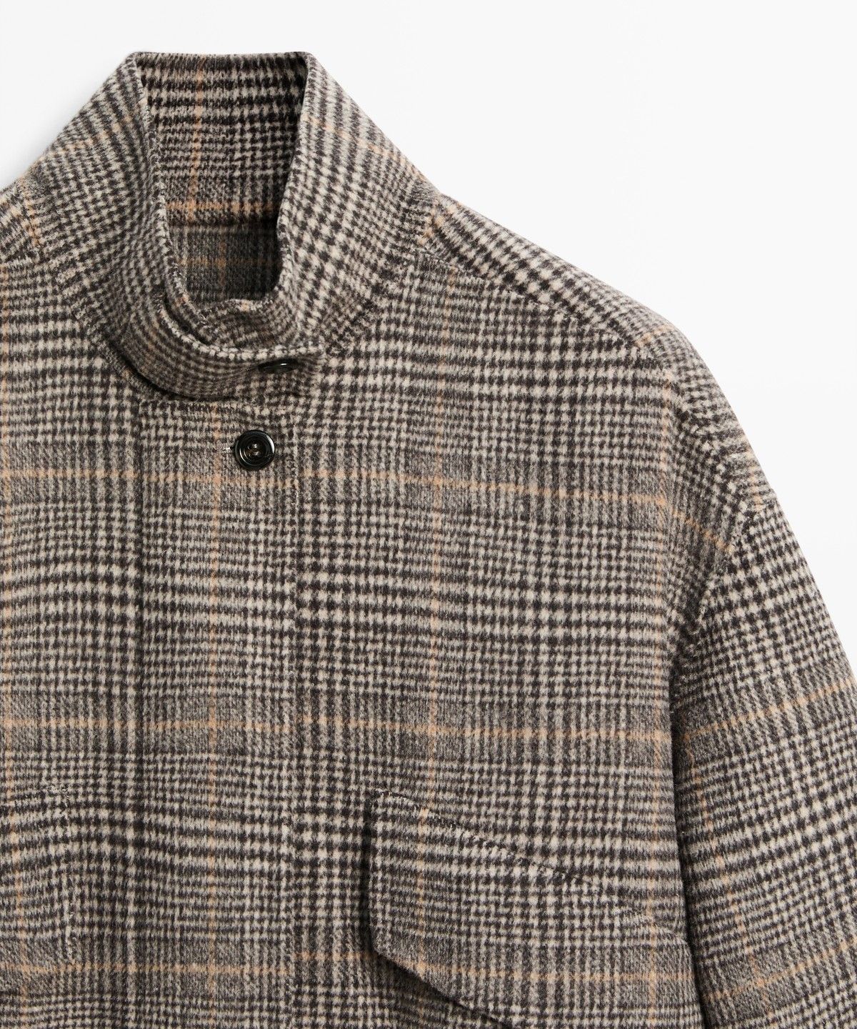 마시모두띠(MASSIMO DUTTI) 체크 봄버 자켓